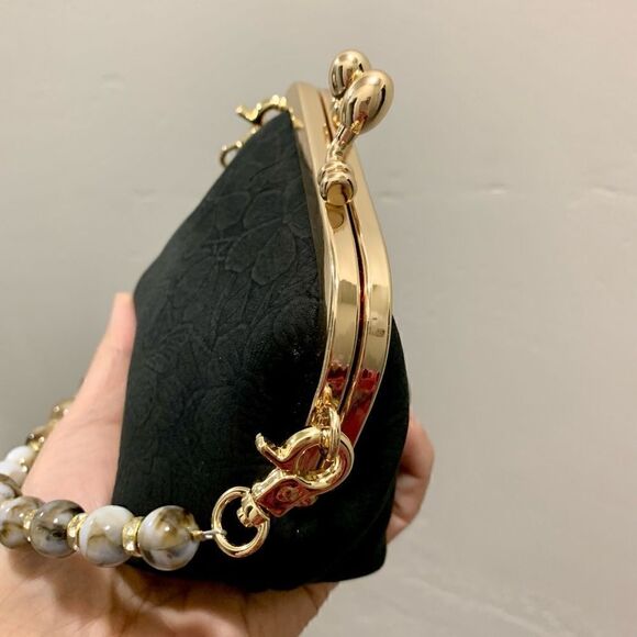 Handmade Genuine NuBuck Leather Floral Embossed Wristlet/Coin Pouch/Crossbody - Picture 10 of 14